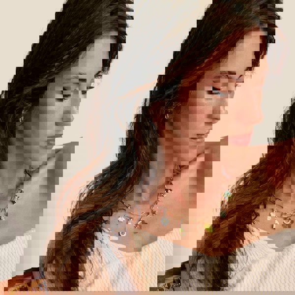 THOMAS SABO Charm Club Connect Gold Plated Cubic Zirconia Horseshoe Charm CC1280-414-14