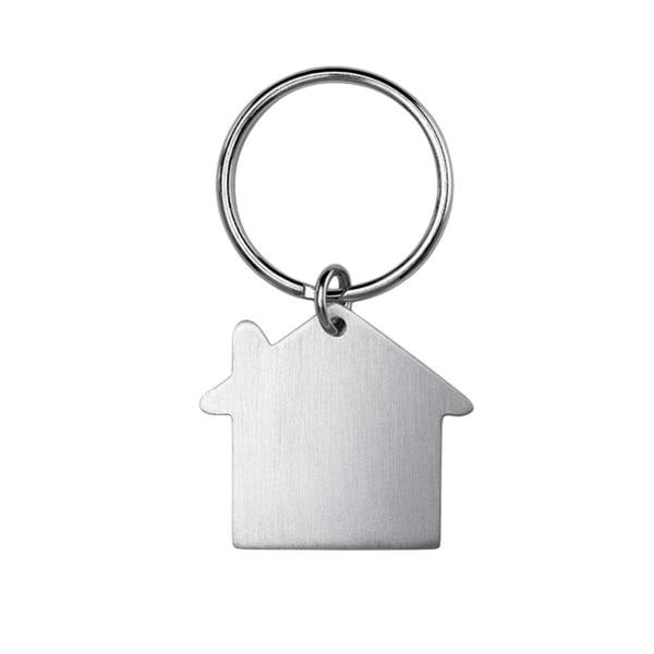 MidOcean Heim House Metal Keyring - Matt Silver - 