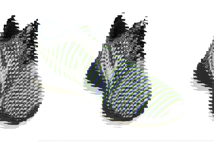 Nike Womens Roshe Two Flyknit 844929  401 - College Navy White Blue 401 - Photo 3