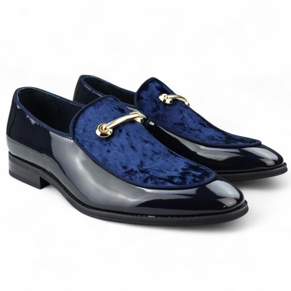 Dolcetto Men’s Smart Loafers Leather Lined Velvet Slip-On Shoes