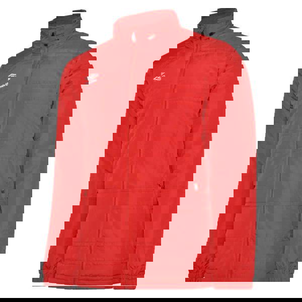 Umbro Mens Club Essential Bench Jacket - Vermillion
