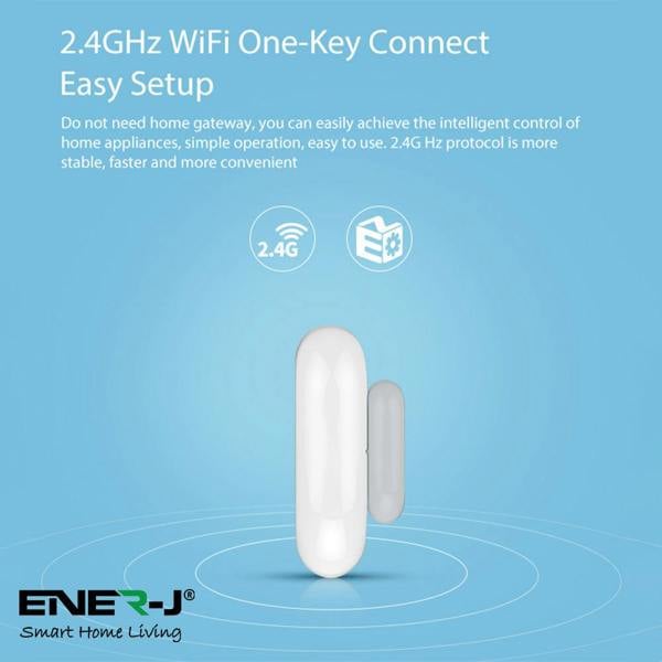 ENER-J door sensor rear view with magnetic contact unit