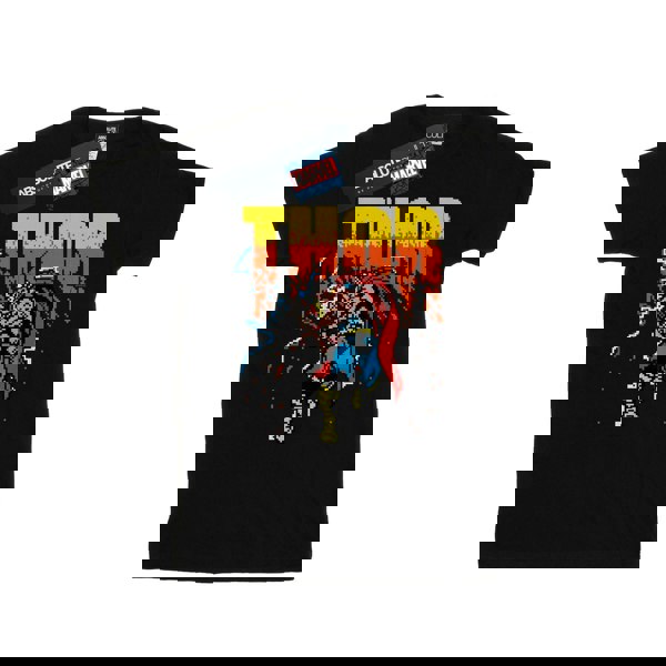 Marvel Mens Thor Pixelated T-Shirt - Black
