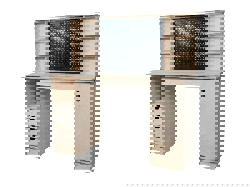 wooden cabinet workbench