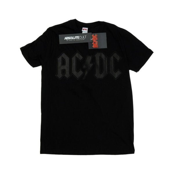 AC/DC Mens Black Logo T-Shirt - Black