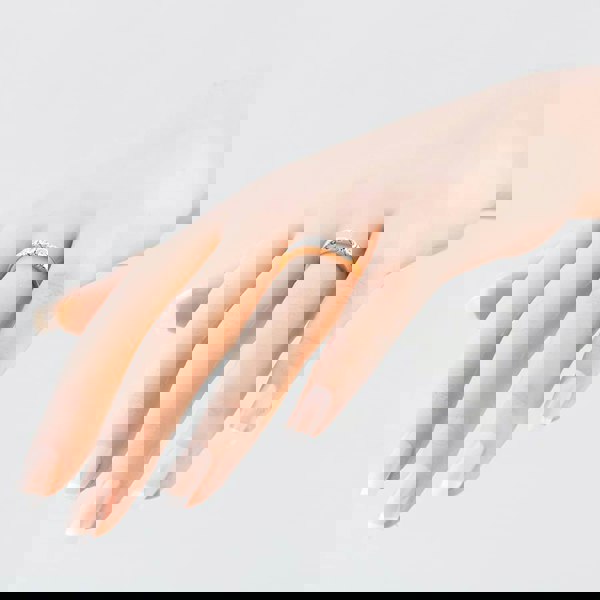 T. H. Baker 9ct Yellow Gold 0.10ct Brilliant Cut Diamond Half Eternity Ring THR40294-10 (YG)