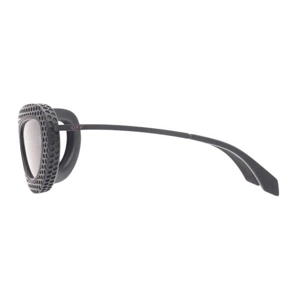 Off White Tokyo Sun Oval Sunglasses - Dark Grey - 