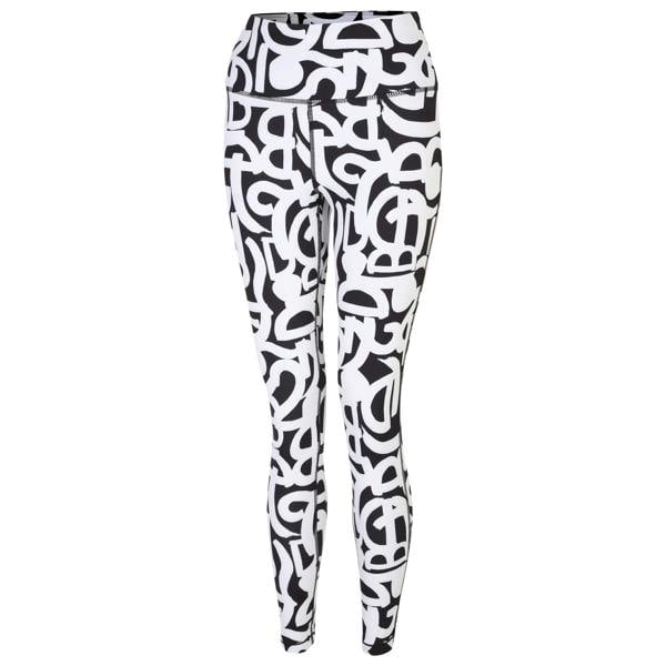 Dare 2B Womens/Ladies Influential Graffiti Leggings - Black/White - 