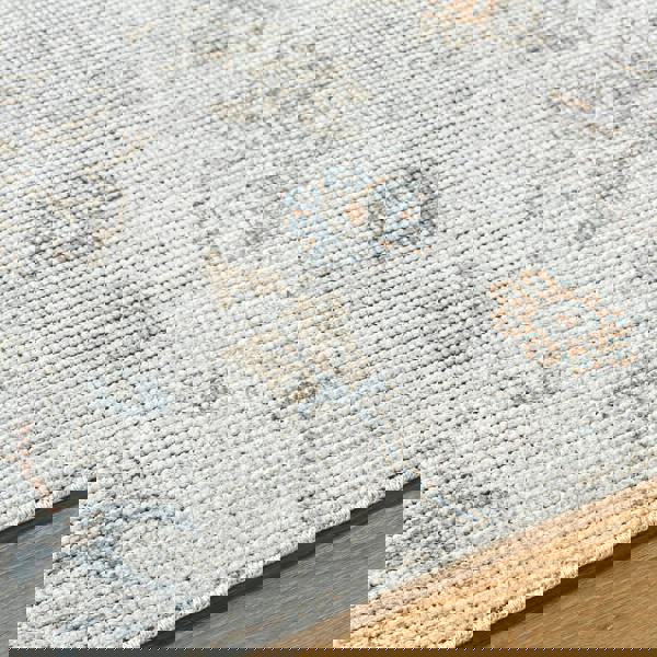 Livabliss Our Pnw Home Olympic-Vintage Beige Brown Blue Traditional Boho Rug