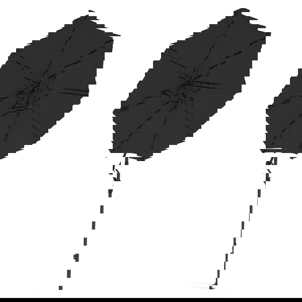 3M Black Sun Parasol Hanging Banana Umbrella Parasols Living and Home