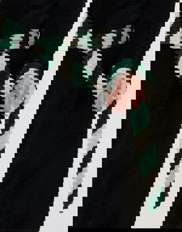 Harry Potter Unisex Black Slytherin Hooded Bathrobe