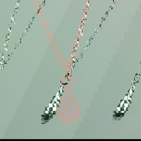 Teardrop Necklace - Sterling Silver - MYLEE London