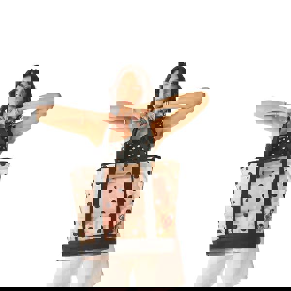 Cath Kidston Monochrome Mesh Tote Bag - Cream - 