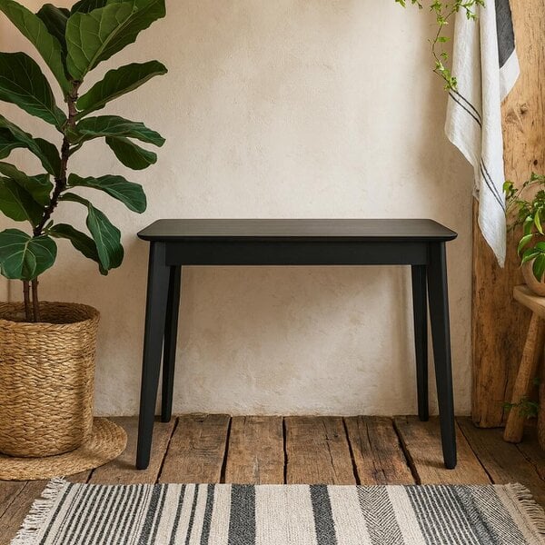 Wyld Haus Saffron Black Wooden Office Desk