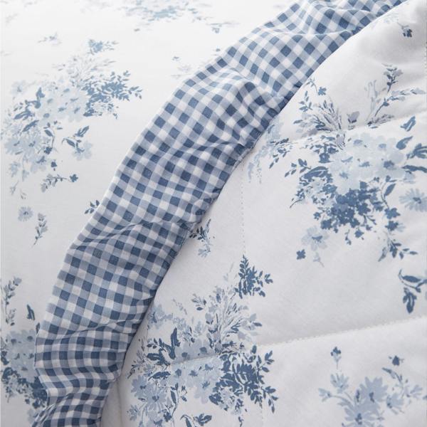 Catherine Lansfield Lucie Floral Frill Bedspread