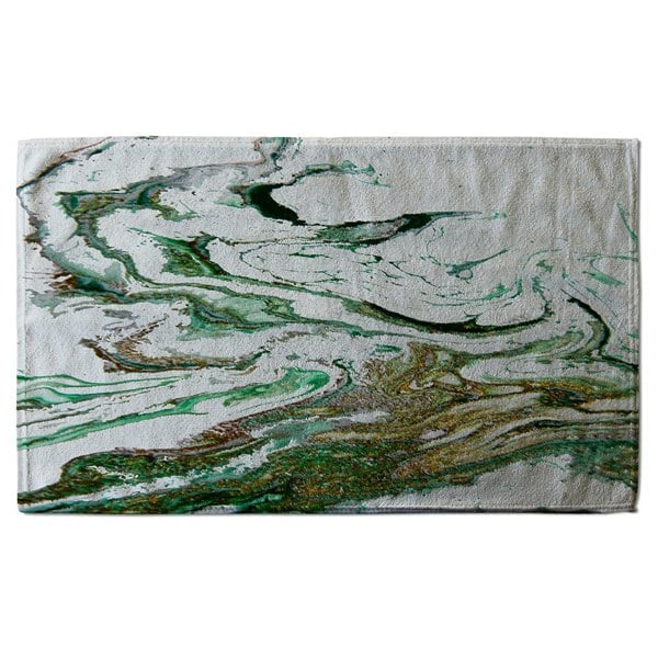 Benjamin Tate Design Green & Gold Marble (Bath Towel)