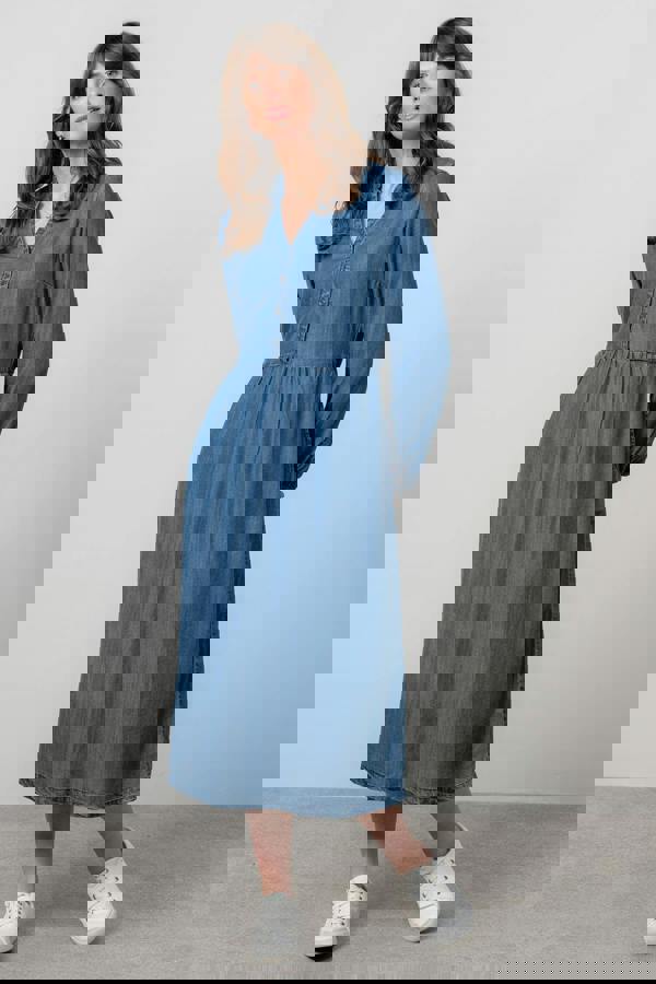 Lily & Me Ellington Tencel™ Denim Midi Dress