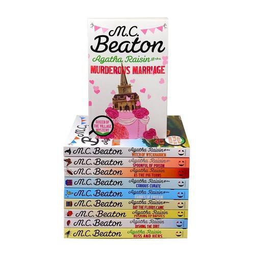 Constable Agatha Raisin Series Collection M C Beaton 10 Books Set