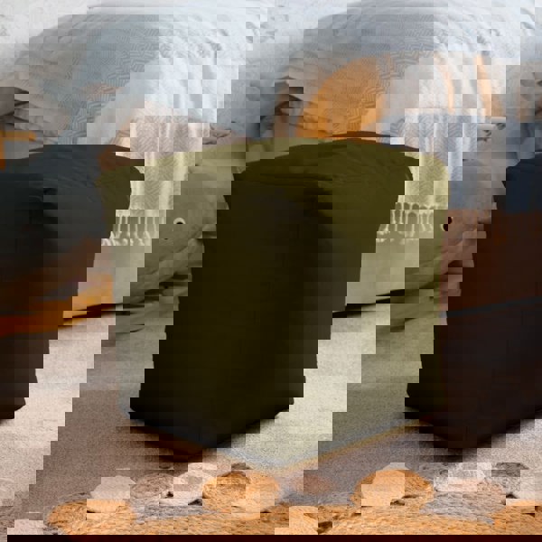 Snug City Waterproof Cube Indoor Outdoor Bean Bag Foot Stool Pouffe