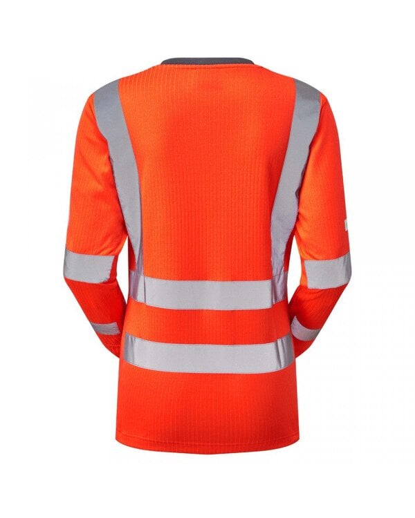 Leo Workwear Lydford Ladies Comfort Long Sleeve T-Shirt