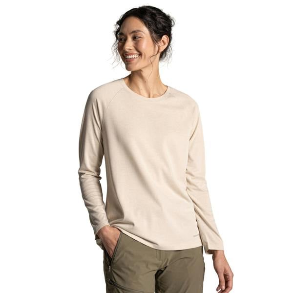 Craghoppers Womens/Ladies Nour Nosilife Long-Sleeved T-Shirt - Oyster Marl - 