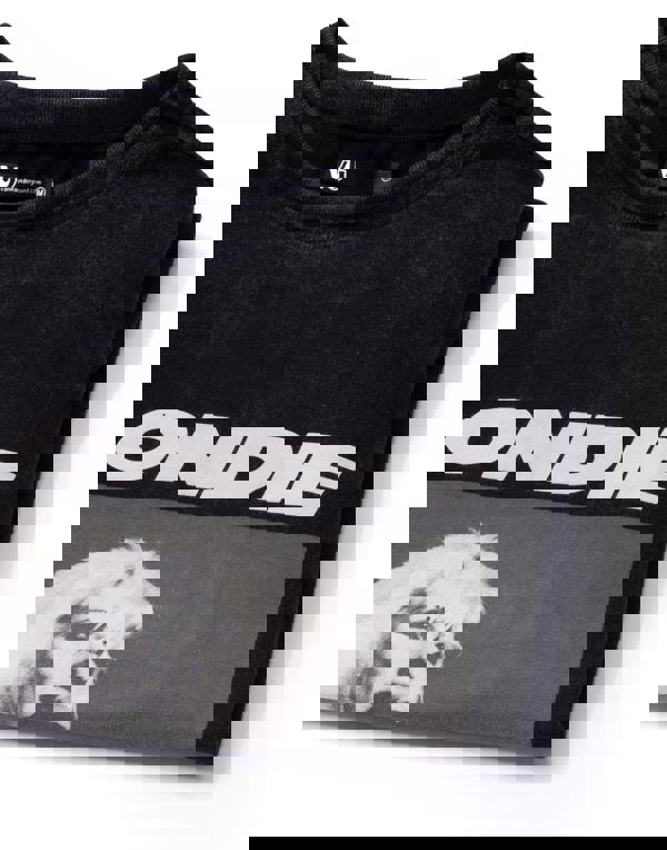 Blondie Mens Grey Character Short Sleeved T-Shirt