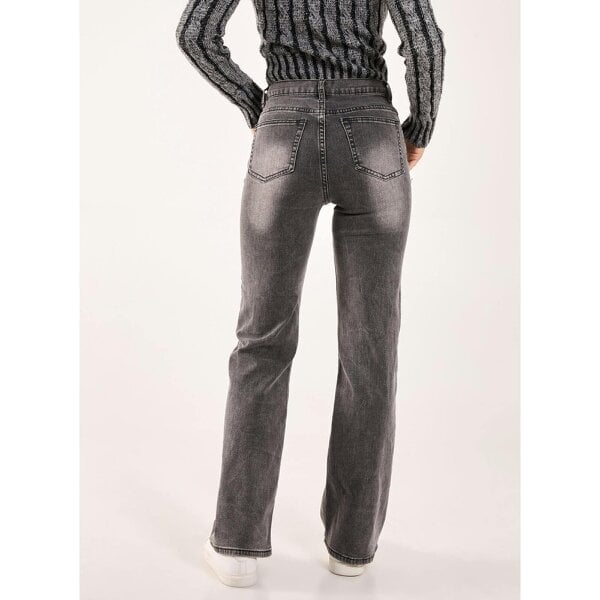Pink Vanilla Washed Relaxed Fit High Waist Jeans