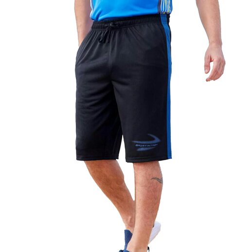 Atlas For Men Mens Jersey Shorts (Pack of 2) - Black/Blue