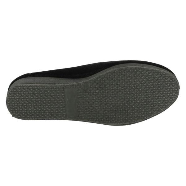 Spot On Ladies Spot On Slip On Floral Design Slipper Shoes