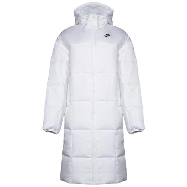 Nike Womens/Ladies Long Length Jacket - White - 