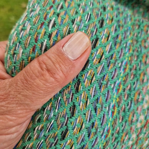 Cotton and Olive Myrtle XL Cotton Blanket