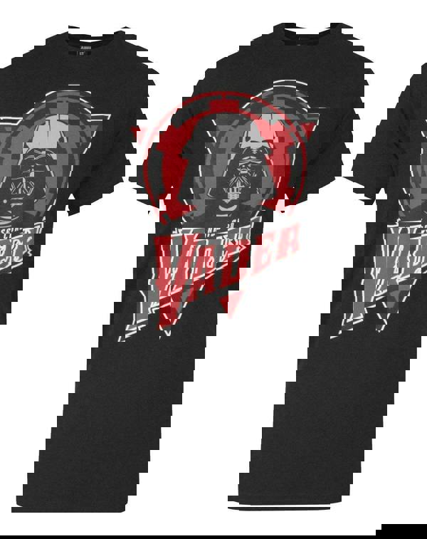 Star Wars Mens Black Darth Vader Short Sleeved T-Shirt