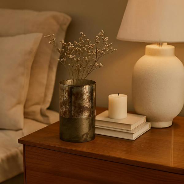 Silas Dark Blue Bottle Vase