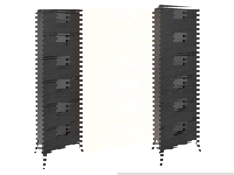 Wide Six Drawer Chest by Gillmore