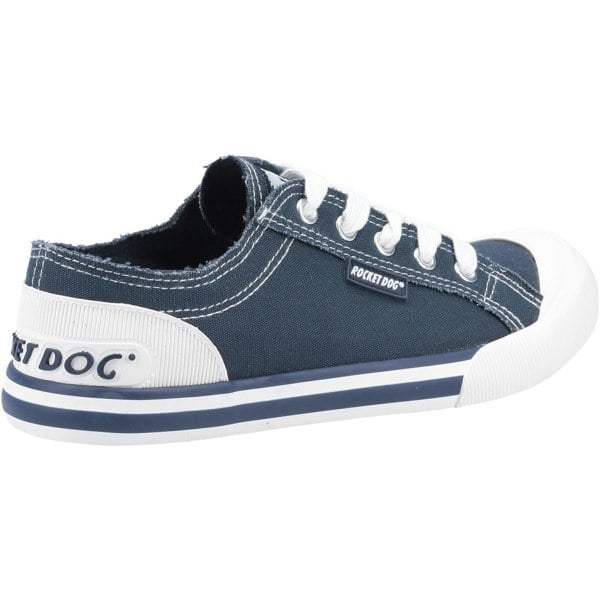 Rocket Dog model Jazzin Plimsoll Female in Navy
