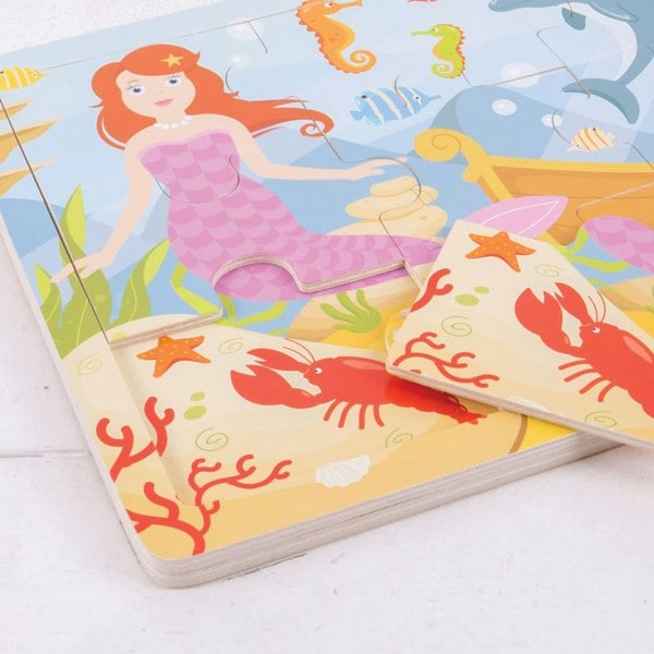 Bigjigs Toys Tray Puzzle (Mermaid)