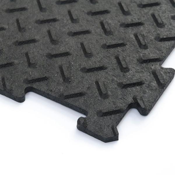 Nicoman Alpha Tile Interlocking Recycled Rubber Floor Tile 30cm x 30cm