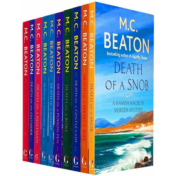 Constable M C Beaton Hamish Macbeth Mystery Series 10 Books Collection Set Poison Pen, Nurse, Gossip