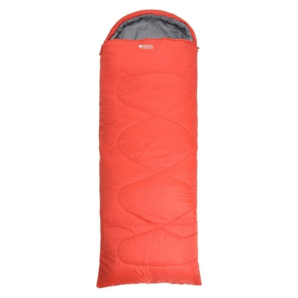 Mountain Warehouse Summit 250 Right Zip Winter Sleeping Bag - Burnt Orange