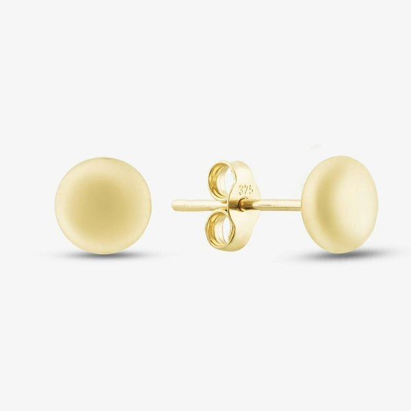 T. H. Baker 9ct Yellow Gold 5mm Round Button Stud Earrings E17-5394