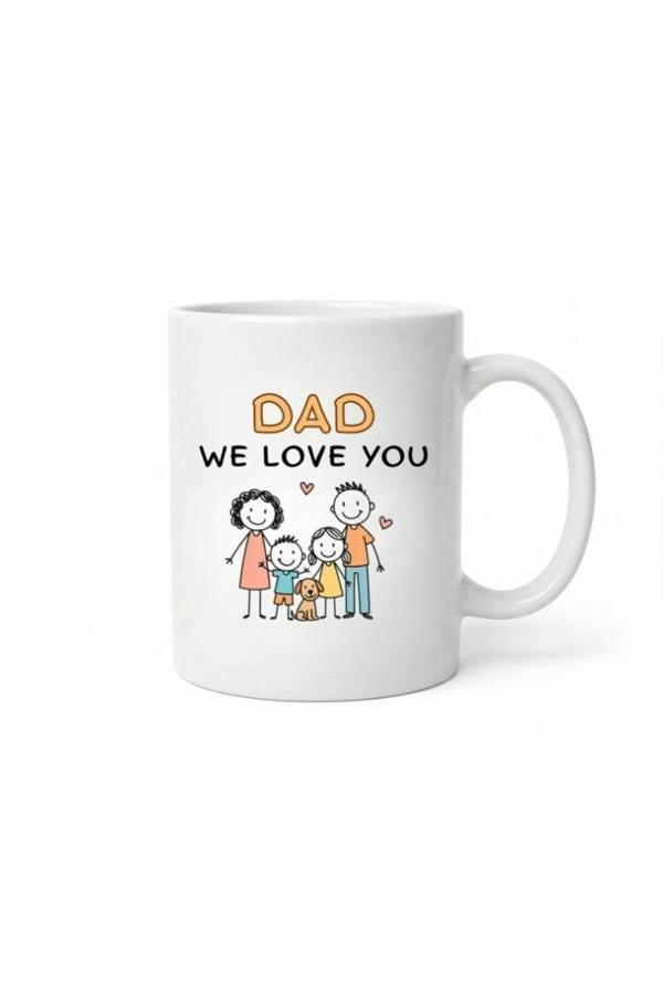 Dyzi Dad We Love You Mug Ceramic Coffee Cup