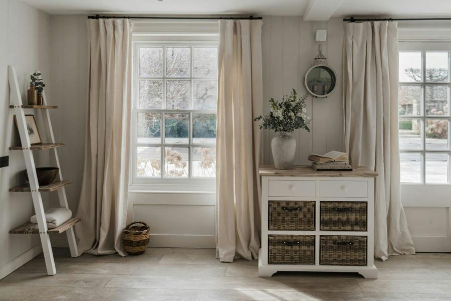 Statement Furniture Florence Sideboard with 2 Drawers and Removable Storage Baskets