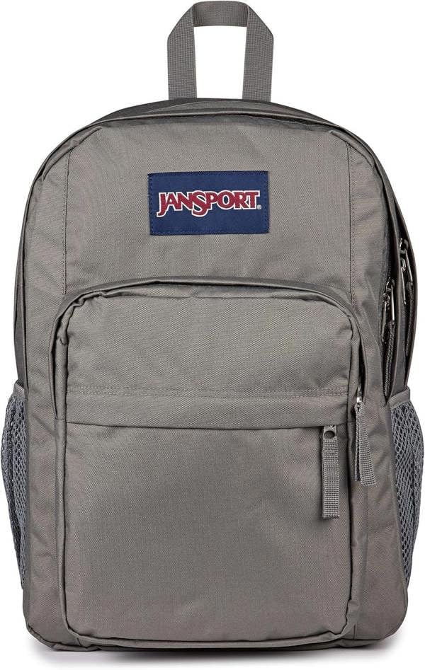 JanSport Big Day Pack Backpack Rucksack Bag 34L Grey