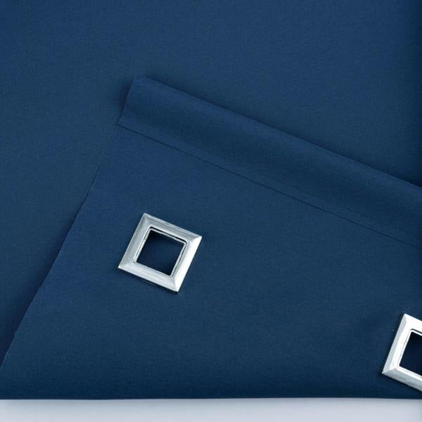 A.Unique Home Trimmable Square Eyelet Roller Blind - 2FT - NAVY - 60cm(W)x170cm(L)
