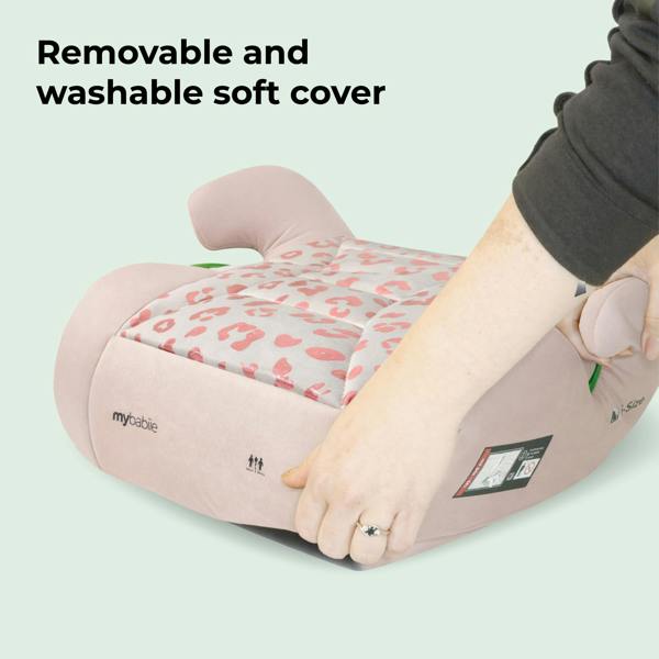 My Babiie MBCSB10 Booster Lite R129 Car Seat - Pink Leopard