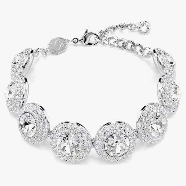 Swarovski Una Rhodium Plated White Crystal Bracelet 5735343