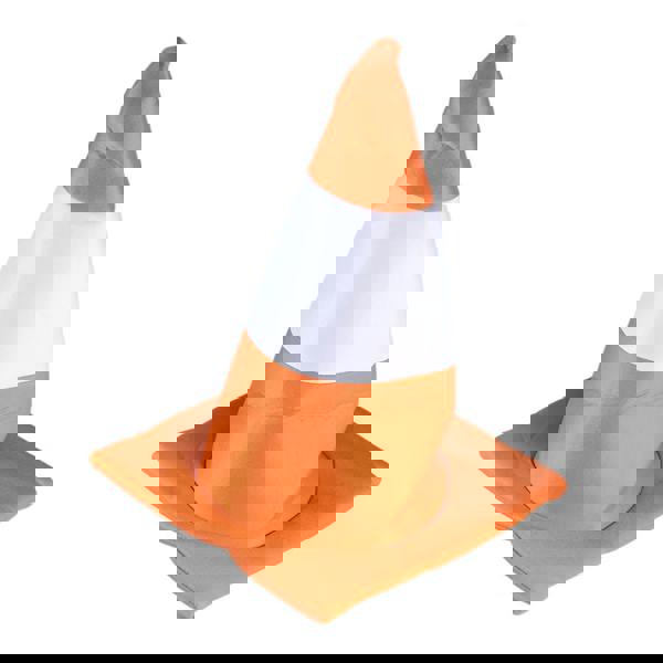 Bristol Novelty Unisex Traffic Cone Hat - Orange/White - 