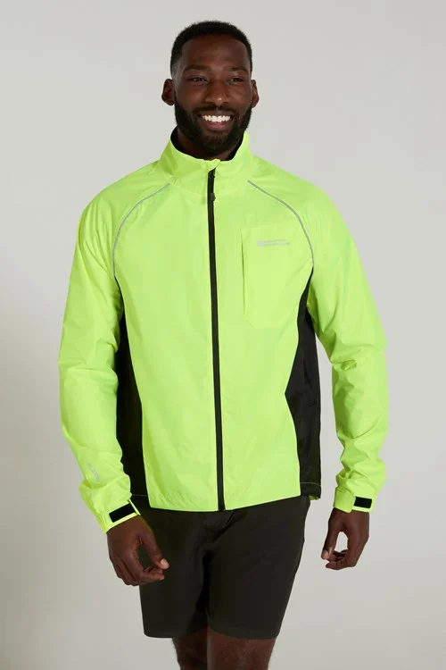 Mountain Warehouse Mens Adrenaline II Waterproof Jacket - Yellow