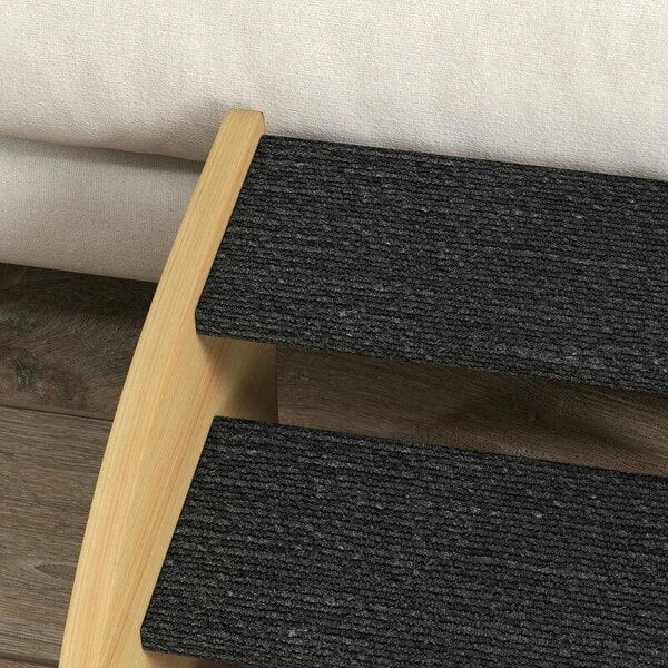 Dog Steps for Sofa and Bed, 3-Step Dog Stairs, Pet Stairs with Side Panels, Non-Slip Feet for Small Puppies