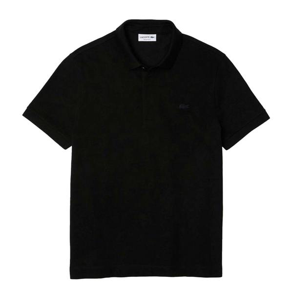 Lacoste Mens Paris Cotton Polo Shirt - Black - 
